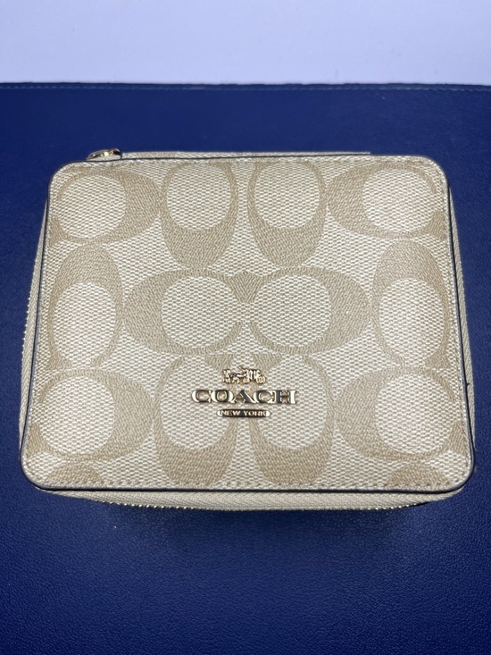 Coach Other - SOLD -  COACH Signature Canvas Jewelry Case